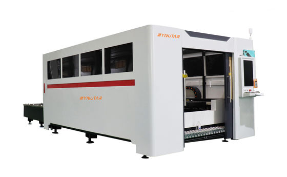 Macchina di taglio laser a fibra industriale 50Hz 1KW / 3KW con alta precisione