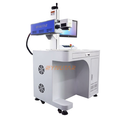 30W / 60W CO2 Laser Marking Machine per il sistema di raffreddamento dell'aria dei tessuti