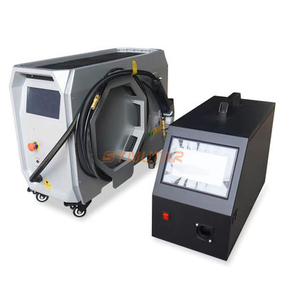 Piccola macchina portatile di saldatura a laser 800W/1200W con sistema di raffreddamento ad aria