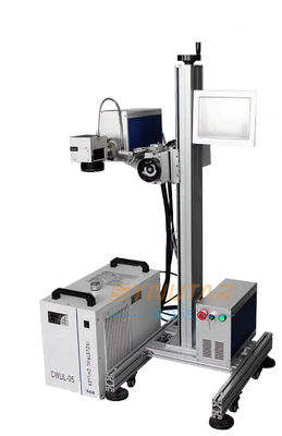 Macchina di marcatura laser automatica a metallo da 50 Hz Stampa a getto d'inchiostro a fibra laser da 50 W