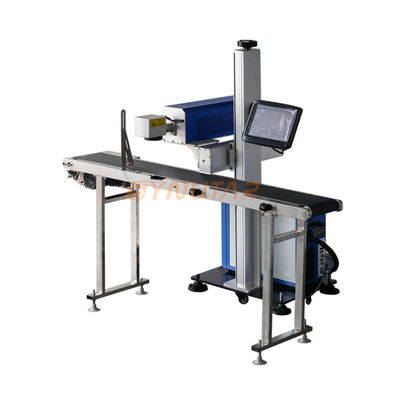 Macchina di marcatura laser automatica ad alta velocità da 50 Hz 20W per sacchetti di imballaggio