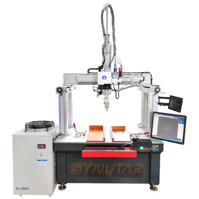 Saldatore laser a fibra di 1000w / 1500w per batterie al litio