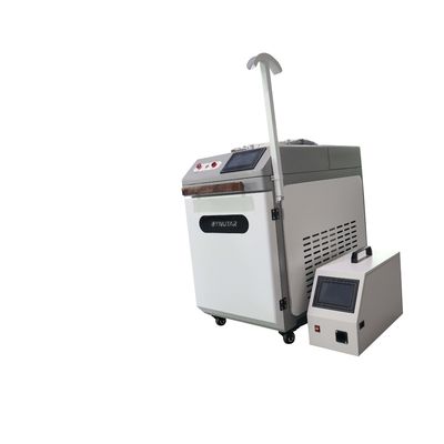 Acqua di raffreddamento Macchina di pulizia a laser portatile 1-20KHz Frequenza di impulso 0-40C Temperatura