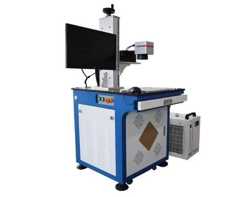 Precisione 110 mm x 110 mm Macchina di marcatura laser UV PC controllato incisore laser