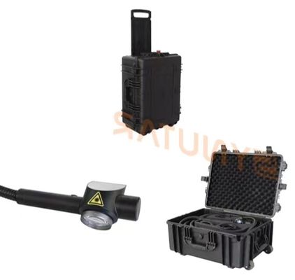 Potente macchina portatile per rimozione della ruggine a laser Tecnologia di scansione lineare 100mm*100mm