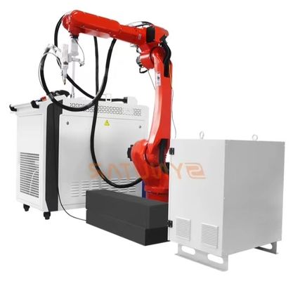Saldatore automatico a fibra laser di grande area, facile manutenzione con sistema di sicurezza