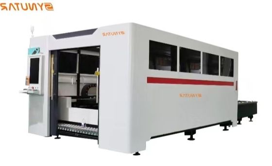 Macchina di taglio laser a fibra ad alta velocità con sistema di servo motore per tagli di precisione