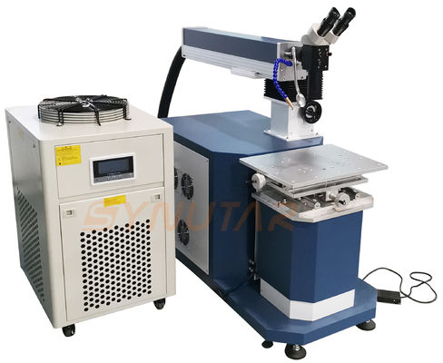 Macchina di saldatura laser raffreddata ad acqua da 1064 nm 300 mm x 300 mm Area di lavoro 0.2-20ms Pulso