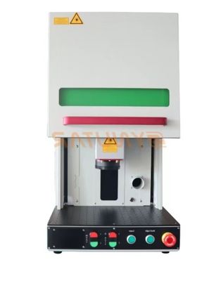 Macchina di marcatura laser a fibra di precisione per piccoli dettagli 20W-100W Sistema di raffreddamento dell'aria con potenza laser