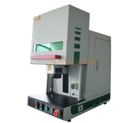 Macchina di marcatura laser a fibra da tavolo raffreddata ad aria da 1064 nm con altezza di carattere di 0,2 mm