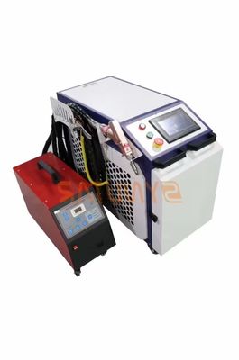 Macchina di pulizia laser portatile a raffreddamento idrico 1064nm per la pulizia delle superfici industriali