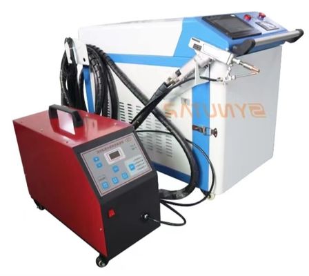 Macchina di saldatura laser a mano di precisione 0,5-5 mm profondità di saldatura 1064nm lunghezza d'onda laser AC220V/50Hz Potenza