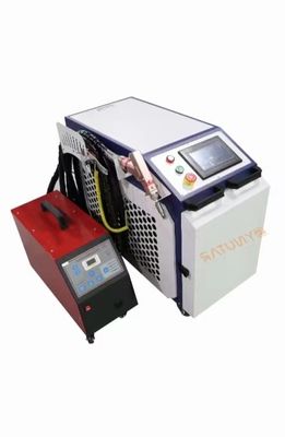 1064nm Precision Handheld Laser Welding Machine / Handheld Laser Welder Con Posizionamento ±0.02mm