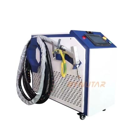 Macchina di saldatura laser portatile con profondità di saldatura 0,5-5 mm e frequenza di impulso laser da 1-50 Hz